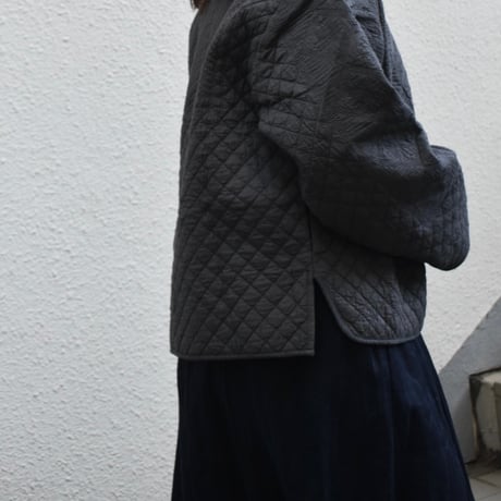 doux bleu　INIDIAキルト刺繍ジャケット