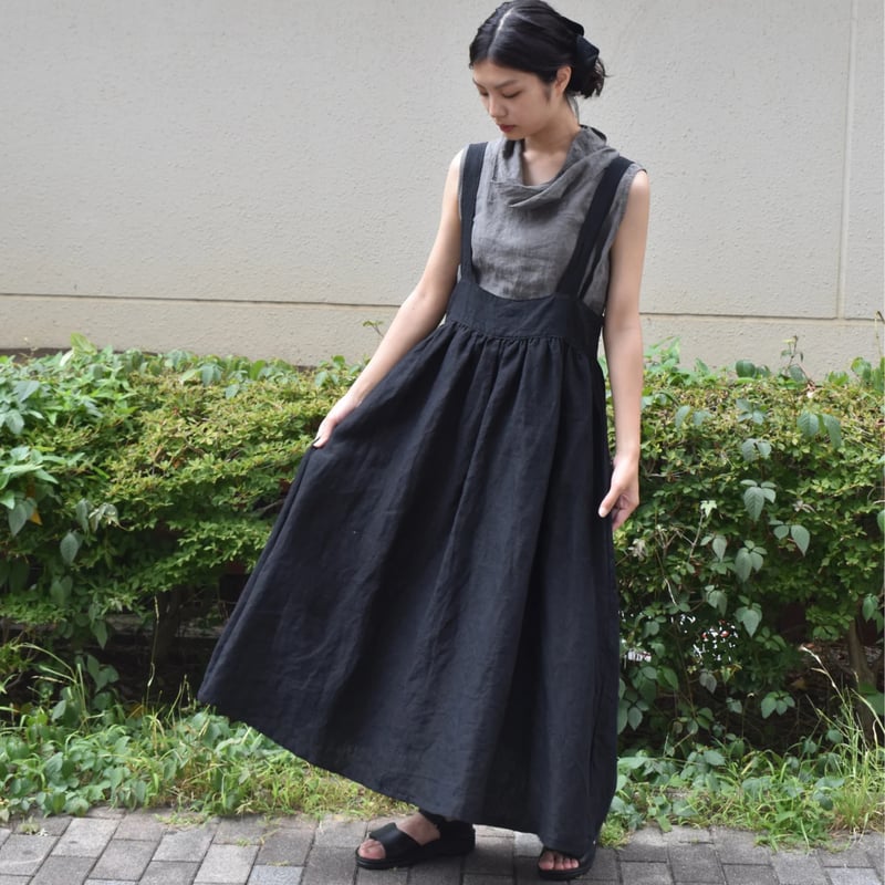 tita ロングエプロンワンピース | pivoine