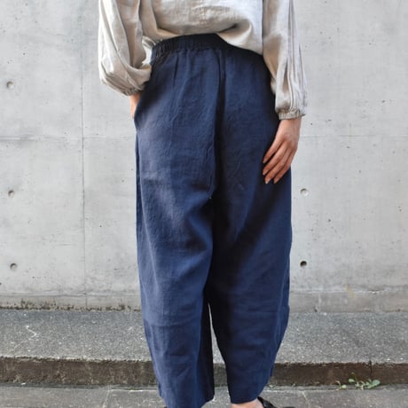 DAYS フレンチリネンキャンバスワイドテーパードパンツ