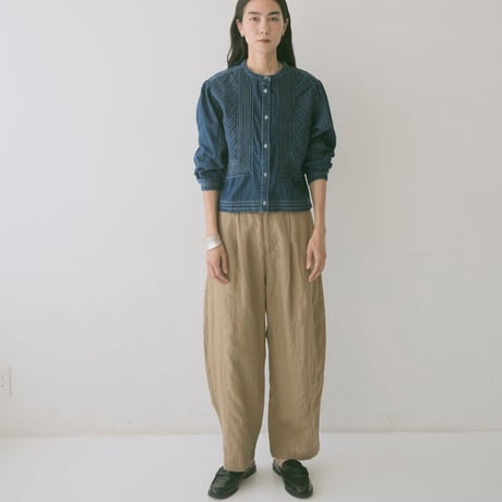 doux bleu ピンタックステッチ