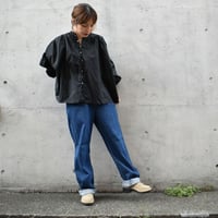 DIARIES デニムタックテーパードパンツ