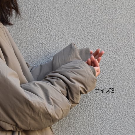 UNIVERSAL TISSU ナイロンキルティングWジップブルゾン