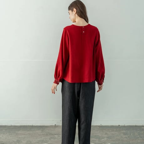 YARRA　WOOL100ガーゼブラウス