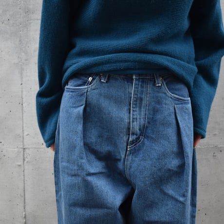 OUVERT セルビッチテーパードデニム