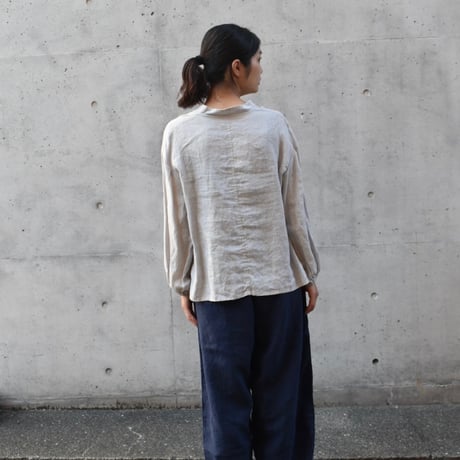 DAYS フレンチリネンキャンバスワイドテーパードパンツ