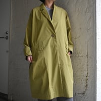 doux bleu　コットンナイロンワイドチェスターコート