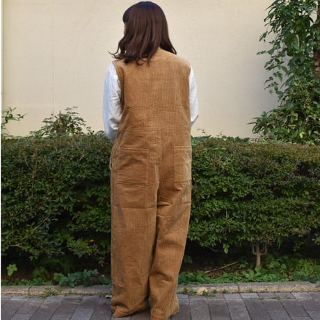 UNIVERSAL TISSU 親子コーデュロイラップサロペット