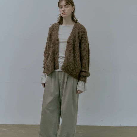 doux bleu コーデュロイWタックパンツ