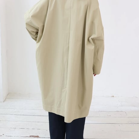 doux bleu　コットンナイロンワイドチェスターコート
