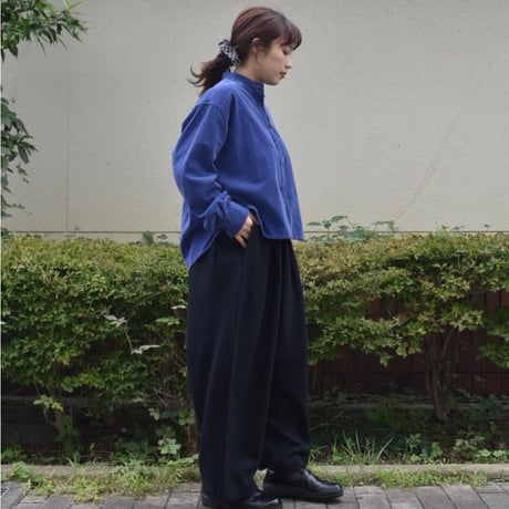 UNIVERSAL TISSU ウール圧縮コークンタックイージーパンツ