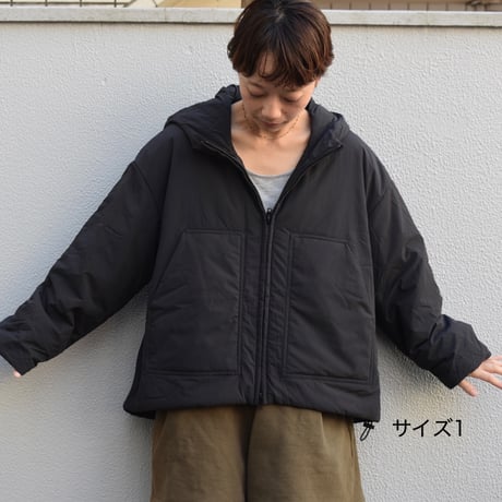 UNIVERSAL TISSU ナイロンキルティングWジップブルゾン