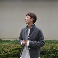 Hands of creation シャギーニットテーラードジャケット