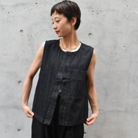 doux bleu ライトデニムベスト
