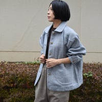 tumugu シェットランドリネンウールジャケット