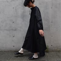 tita サイドタックワンピース　リネンデニム