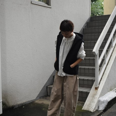 COLDBREAKER ウールフードジップベスト