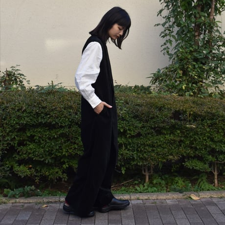 UNIVERSAL TISSU 親子コーデュロイラップサロペット