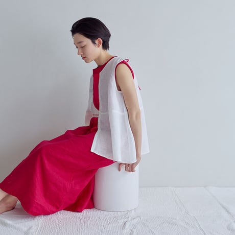fog linen work ノエル トップ ホワイト
