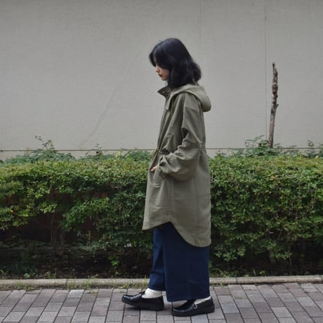 YARRA NEU ナイロンフードオーバーコート