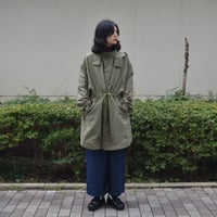 YARRA NEU　ナイロンフードオーバーコート