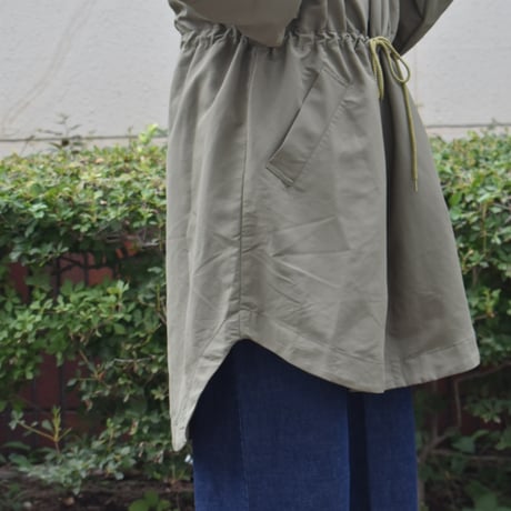 YARRA NEU ナイロンフードオーバーコート