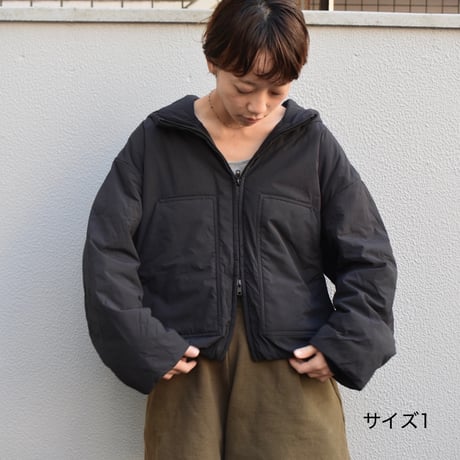 UNIVERSAL TISSU ナイロンキルティングWジップブルゾン