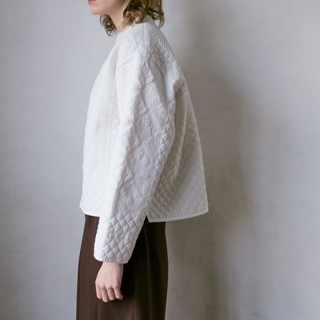 doux bleu　INIDIAキルト刺繍ジャケット