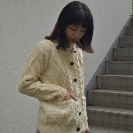 ARAN WOOLLEN MILLS アイリッシュウールカーディガン