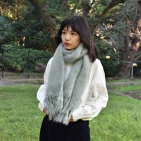 モヘアストール