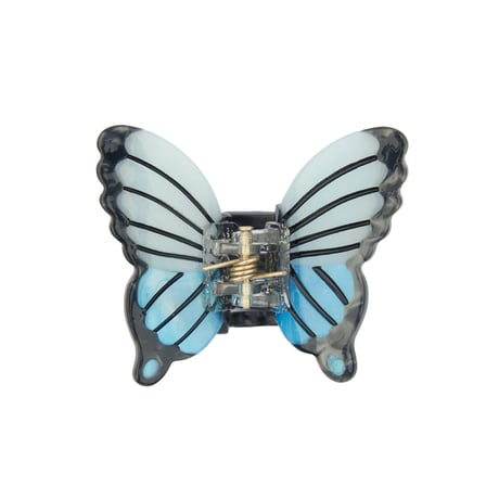 【Coucou Suzette】Mini Blue Butterfly ヘアクリップ