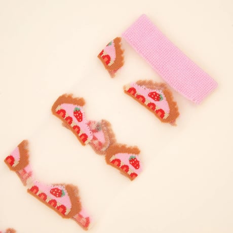 【Coucou Suzette】Strawberry Pie シアーくつした