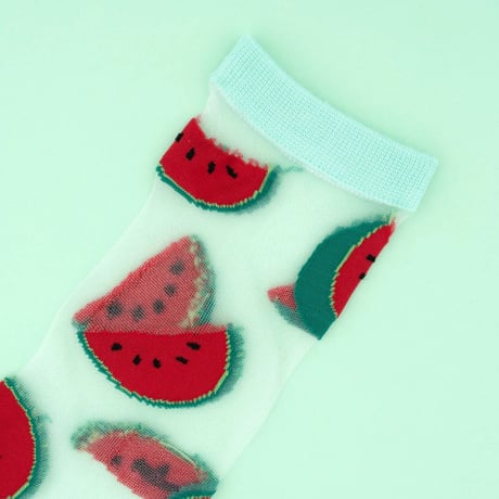 【Coucou Suzette】Watermelon シートくつした