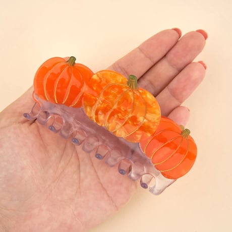 【Coucou Suzette】Pumpkin ラージヘアクリップ