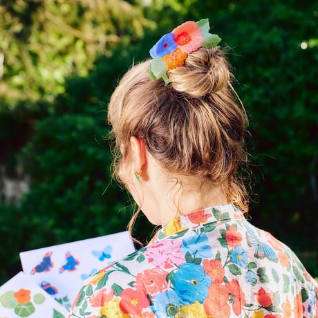 【Coucou Suzette】Large Flower Bouquet ヘアクリップ