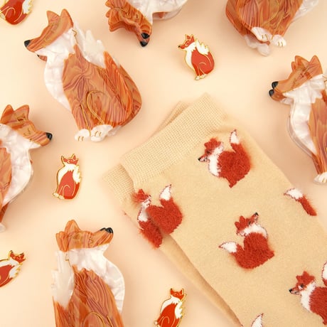 【Coucou Suzette】Fox ヘアクリップ