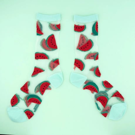 【Coucou Suzette】Watermelon シートくつした