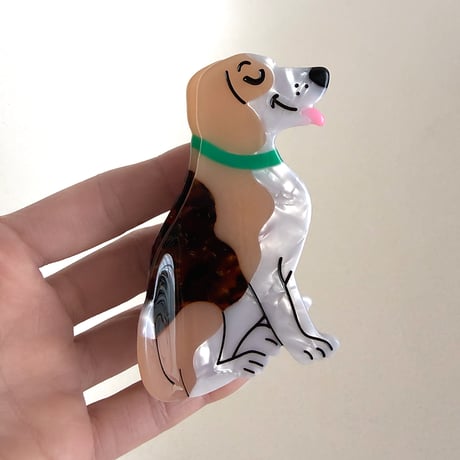 【Coucou Suzette】Beagle ヘアクリップ