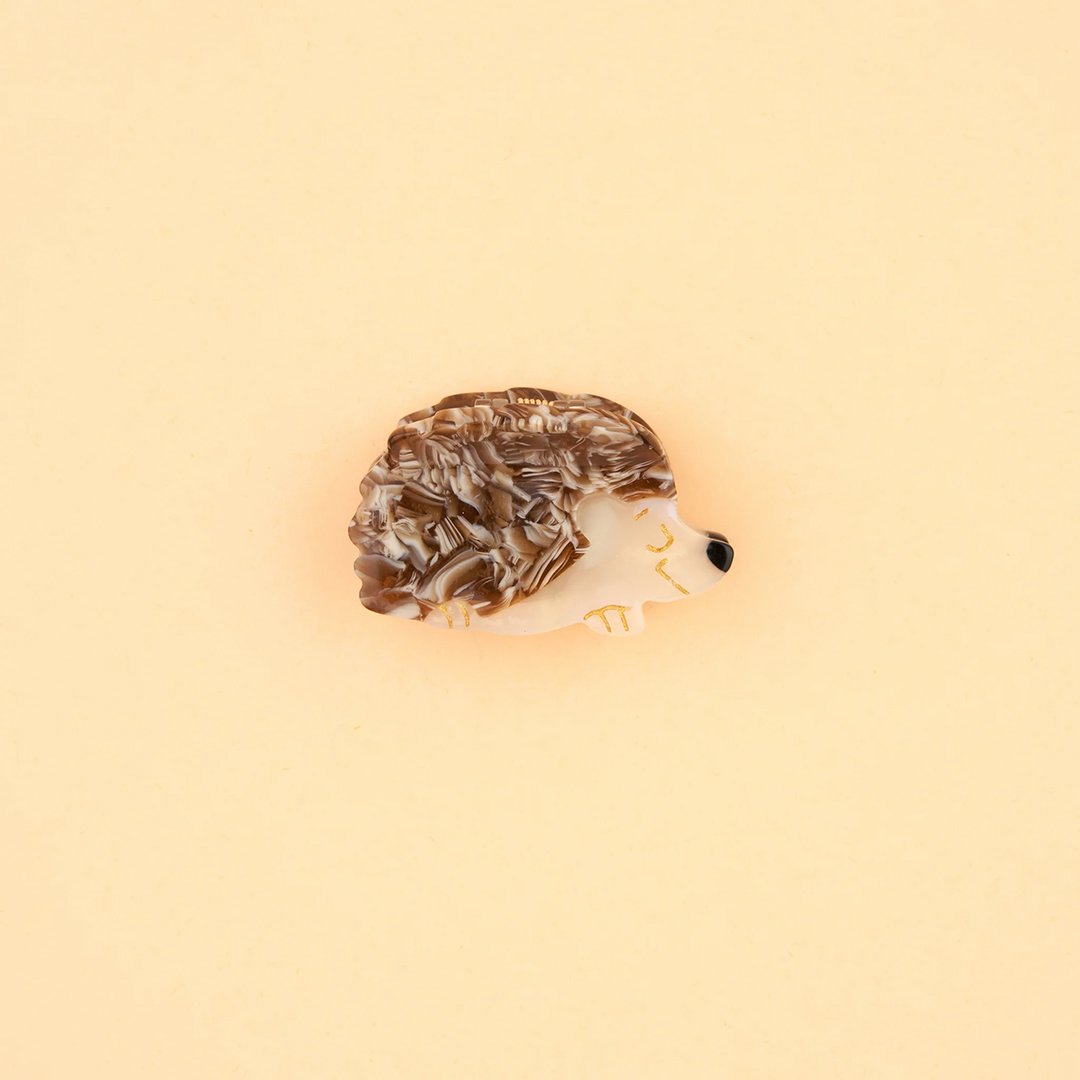 Coucou Suzette】Mini Hedgehog（ハリネズミ）ヘアクリップ | go