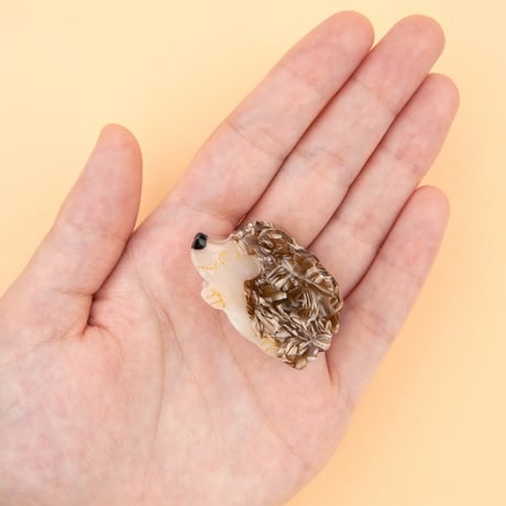 【Coucou Suzette】Mini Hedgehog（ハリネズミ）ヘアクリップ