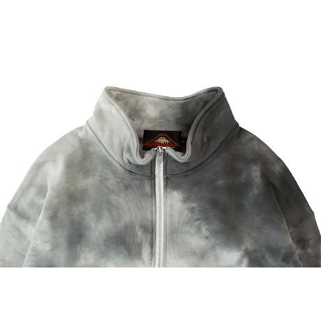 JAVARA「DISK HALF ZIP SWEAT (MONO)」