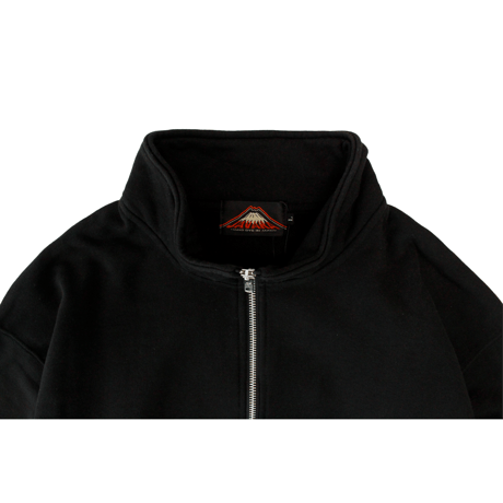 JAVARA「ELBOW HALF ZIP SWEAT」