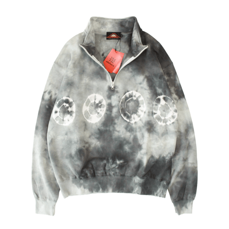 JAVARA「DISK HALF ZIP SWEAT (MONO)」