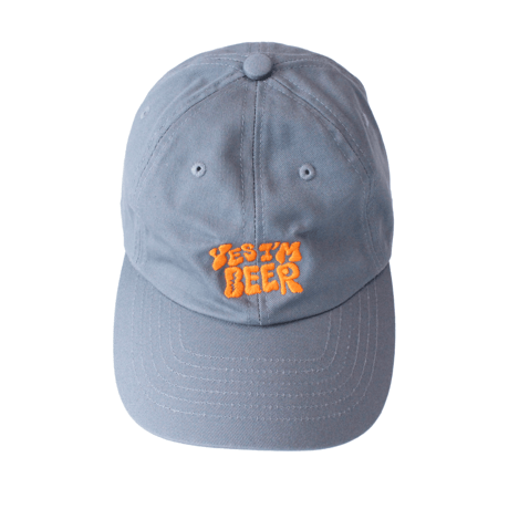 MORE BEER「YES I'M BEER LOW CAP(ASH BLUE)」