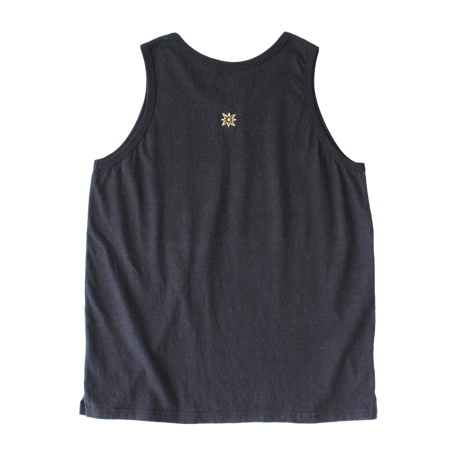 JAVARA「YIN YANG HEMP TANK TOP(BLACK)」