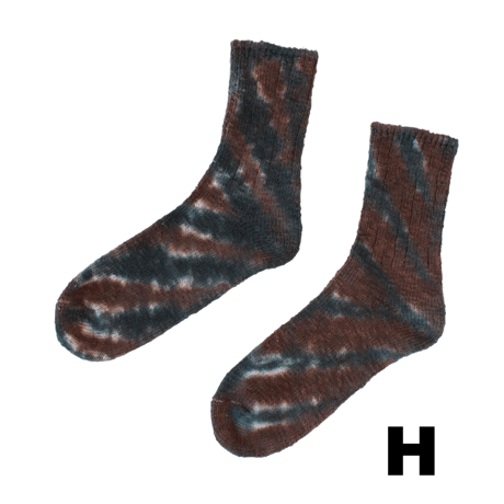 JAVARA「TIE DYE HEMP SOCKS M(25~28cm)」