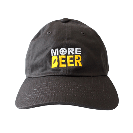 MORE BEER「OG LOGO LOW CAP(OLD BLACK/BEER)」