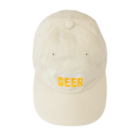 MORE BEER「OG LOGO LOW CAP(IVORY/BEER)」
