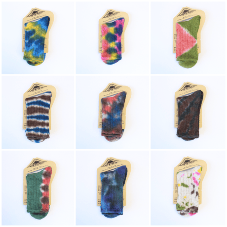 JAVARA「TIE DYE HEMP SOCKS M(25~28cm)」