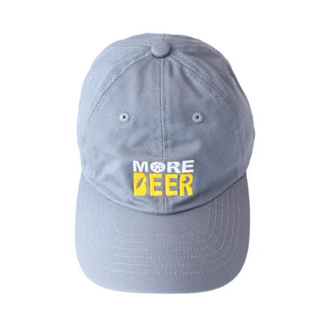 MORE BEER「OG LOGO LOW CAP(ASH BLUE/BEER)」