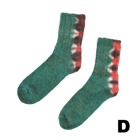 JAVARA「TIE DYE HEMP SOCKS M(25~28cm)」